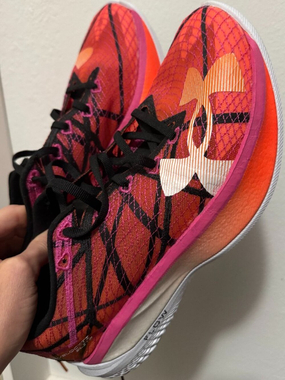 Pink Under Armour Velociti Elite 2 Running Shoe